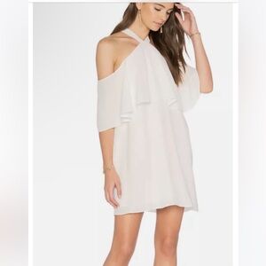 NWT Revolve krisa Off the‎ Shoulder Halter Dress size Small